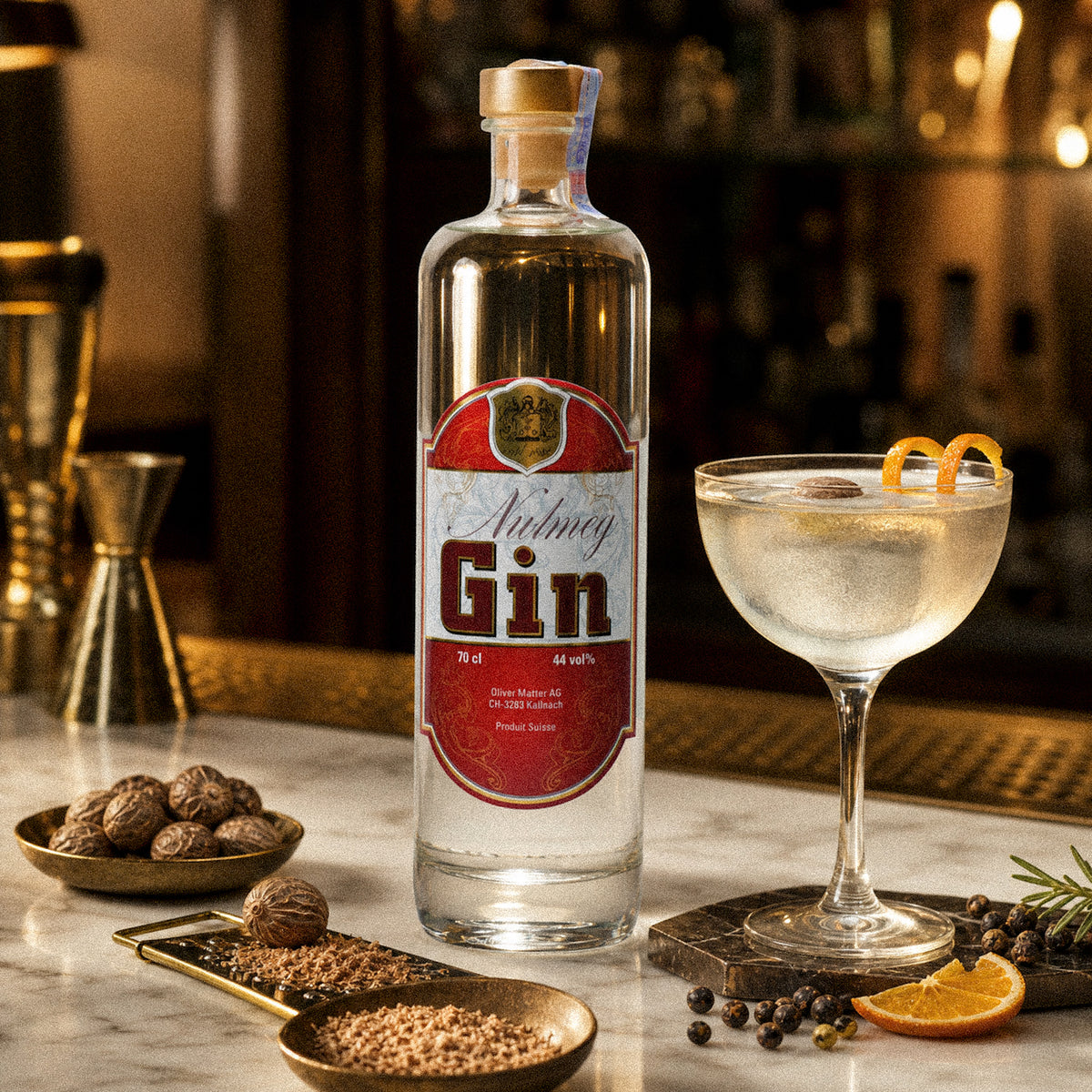 Matters Nutmeg Gin, 44% abv, 0.7L-3