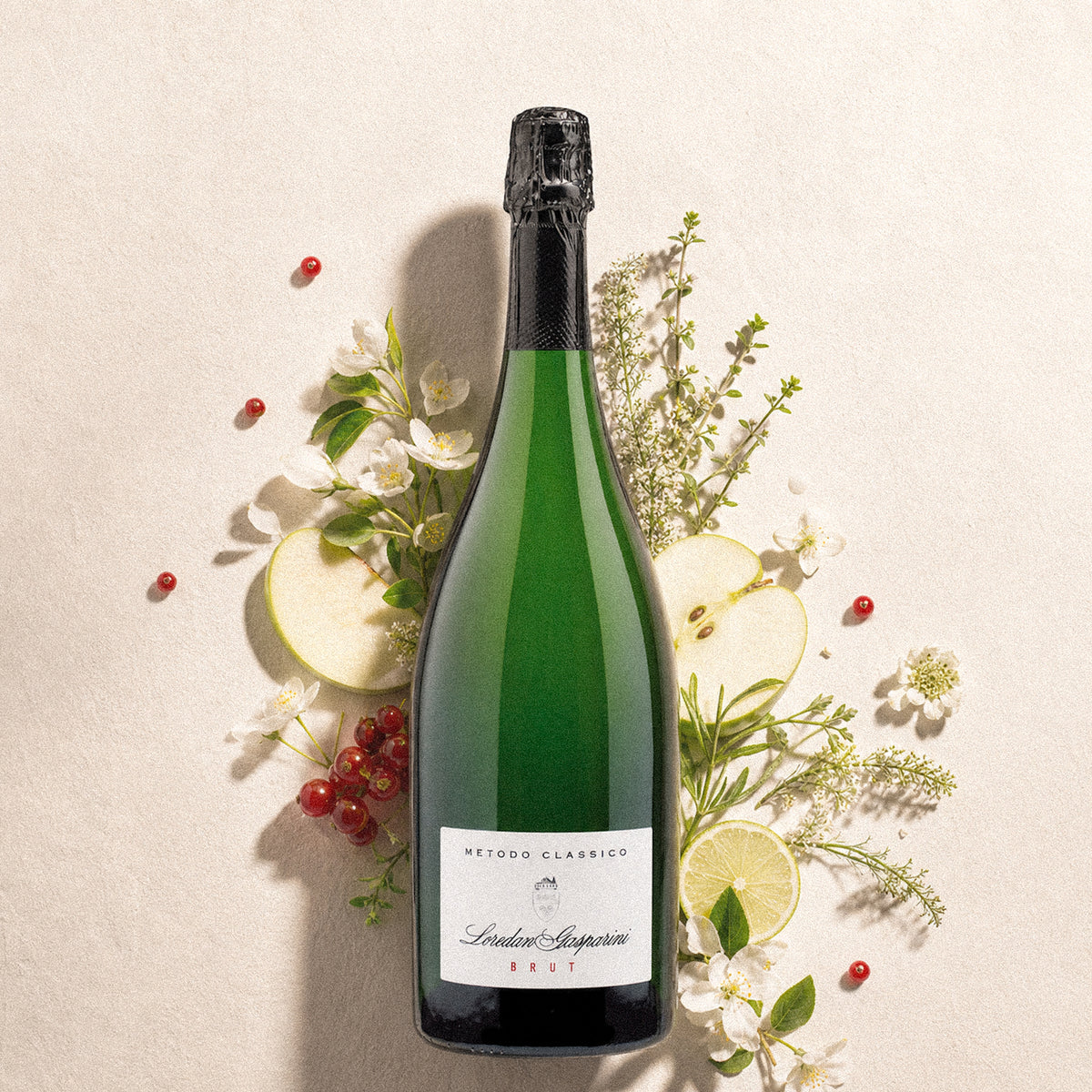 Metodo Classico Brut Loredan Gasparini, 12% ABV, 0.75L-2