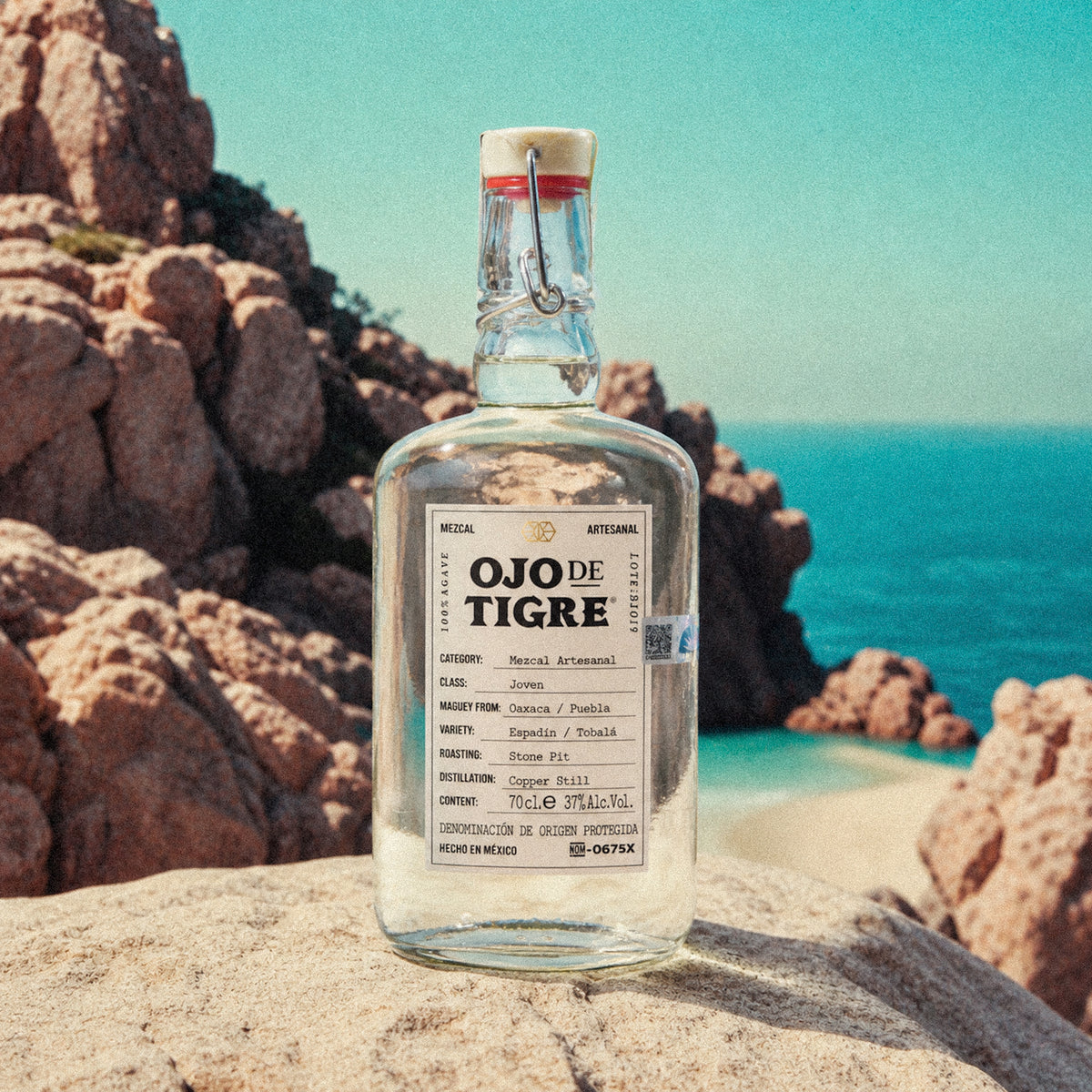 Ojo de Tigre Mezcal Espadin-Tobala Joven, 37%, 0.7L-zoom-2