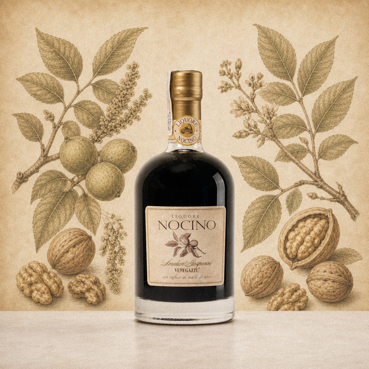 Nocino Artigianale Loredan Gasparini, 34%, 0.5L-2