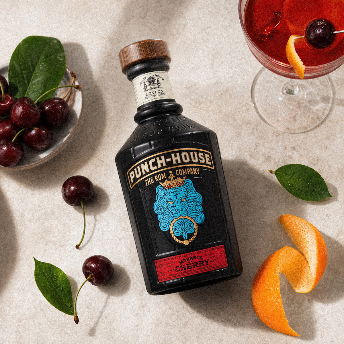 Punch-House Rum Marasca Cherry, 40%, 0.7L-2