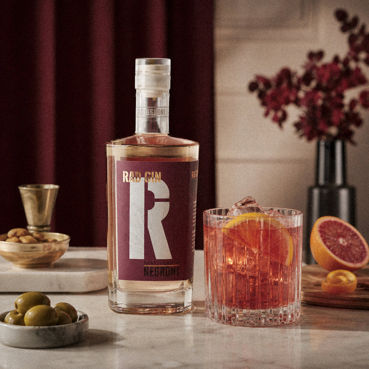 Rad Gin Radicchio Rosso di Treviso PGI Negroni, 45%, 0.7L-zoom-2