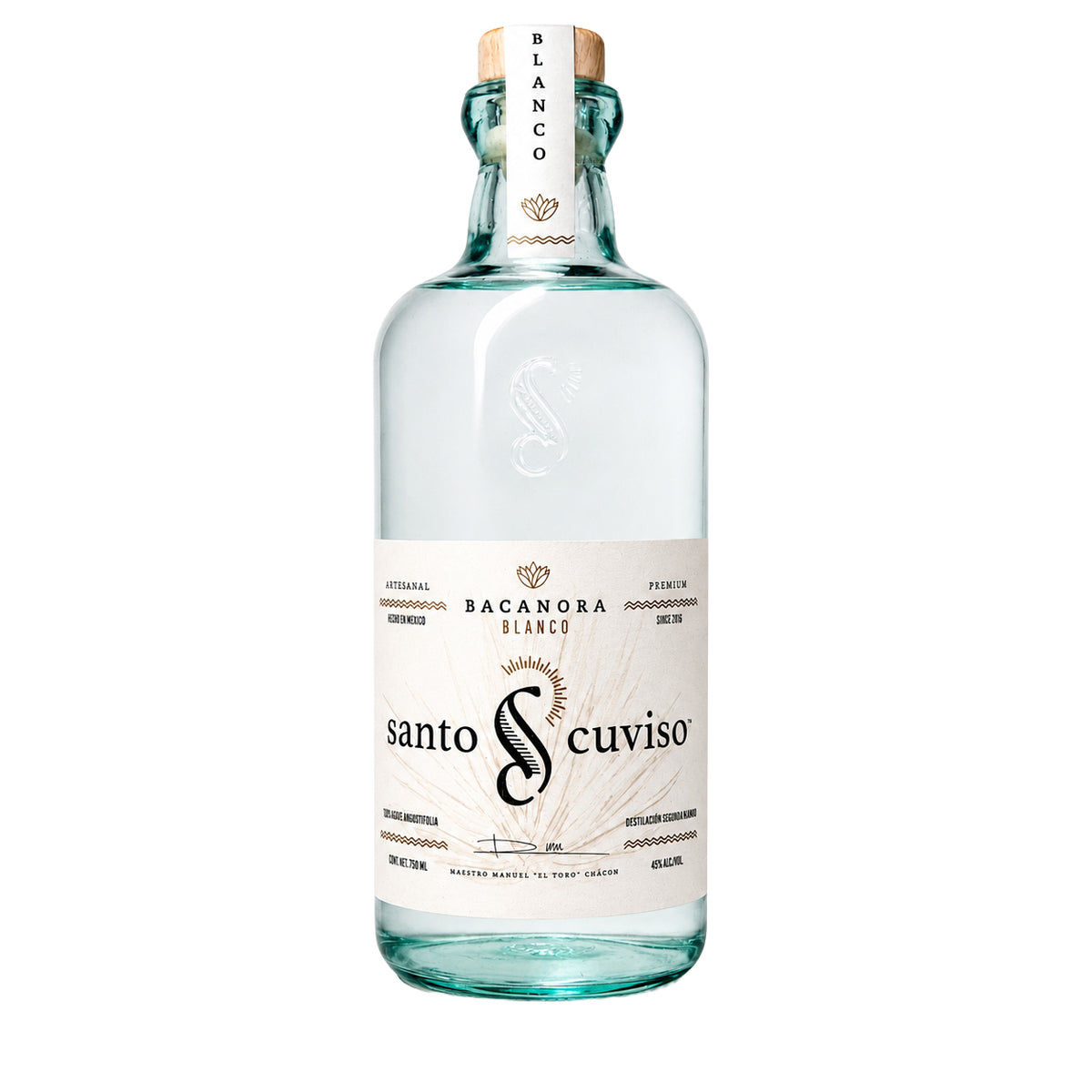 Santo Cuviso Bacanora Blanco, 45%, 0.5L