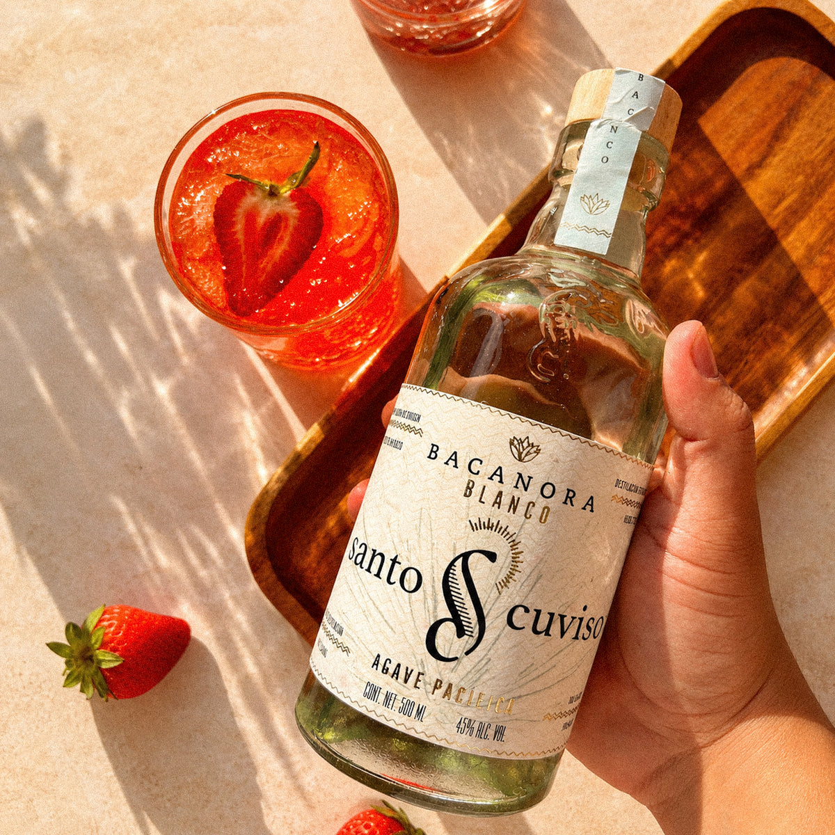 Santo Cuviso Bacanora Blanco, 45% ABV, 0.5L-zoom-2