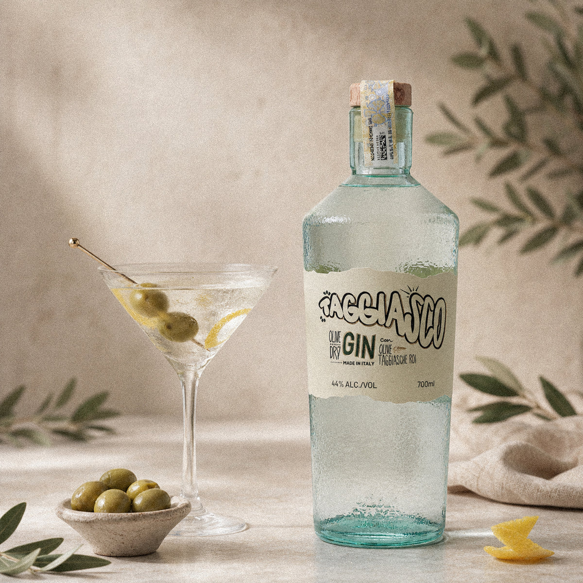 Taggiasco Extravirgin Olive Gin, 44%, 0.7L-zoom-3