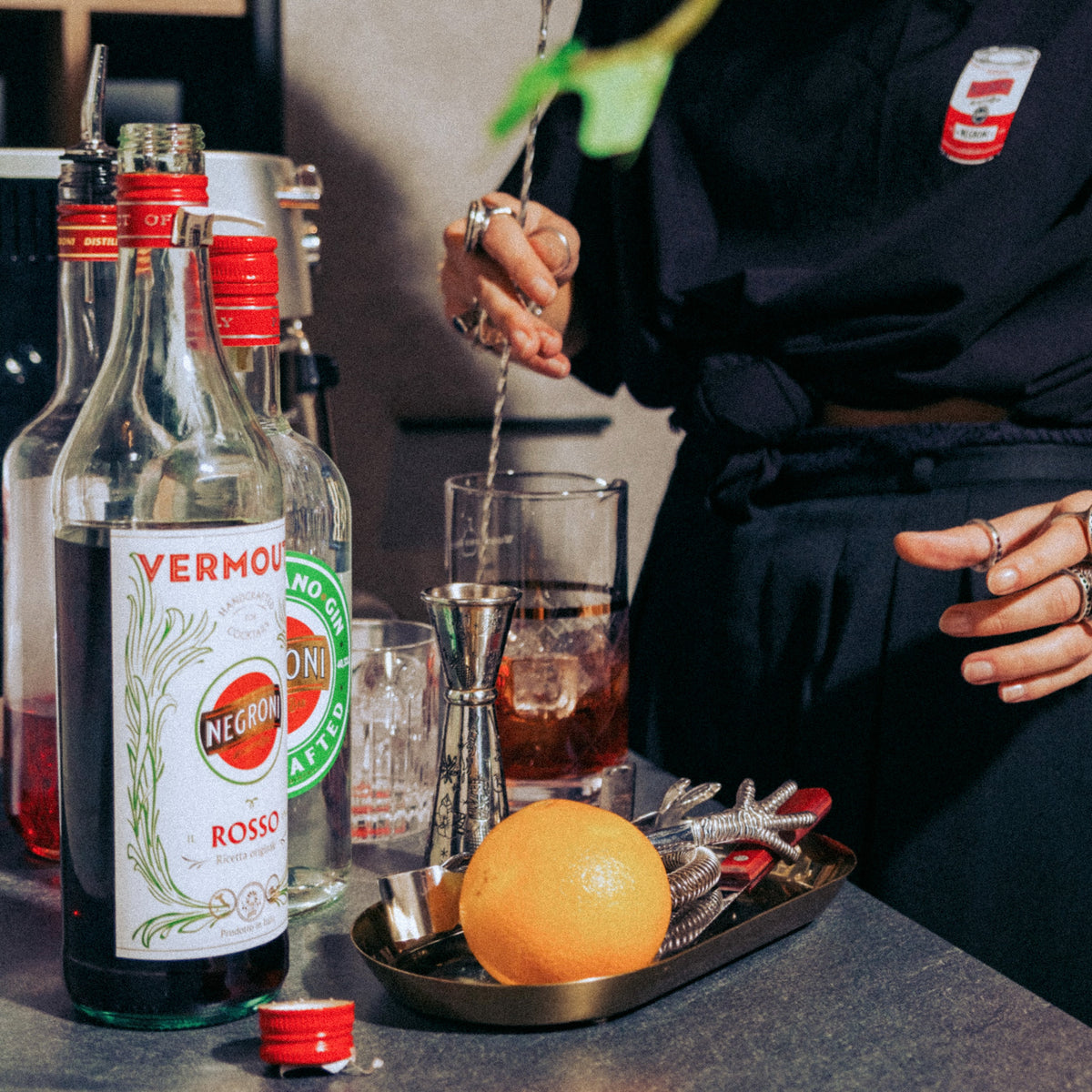 Negroni Aperitivo Bar Vermouth Rosso, 15%, 1L-zoom-2