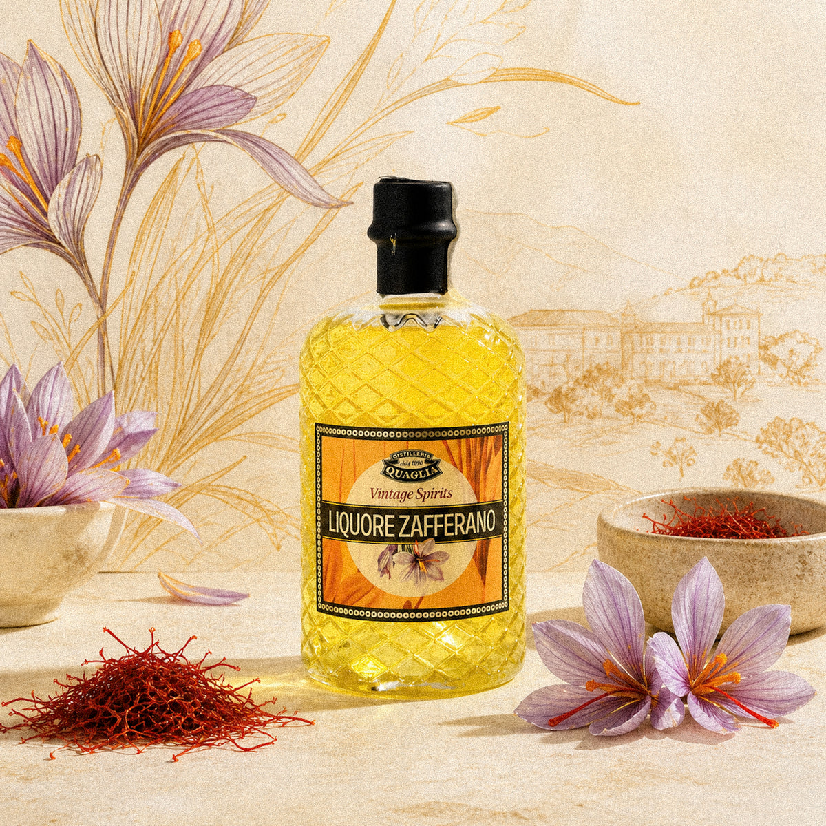 Zafferano Vintage Liqueur, 30%, 0.7L